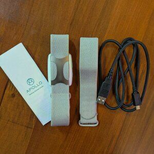 Apollo Neuro Wearable Device, In "Glacier" Color, Size M, Previously Refurbished